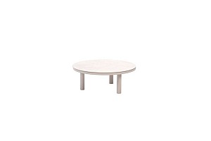 Taste by 4 Seasons Outdoor Iris set van 2 keramische salontafels linen 60 cm Ø (H 36) en 80 cm Ø (H 