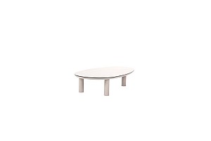 Taste by 4 Seasons Outdoor Nina salontafel linen met printed keramiek top 123 x 73 cm (H 31)