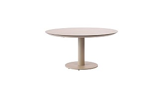 Taste by 4 Seasons Outdoor Sarah eettafel latte met printed keramiek top 150 cm Ø