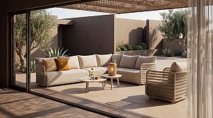 4 Seasons Outdoor Nova modulaire loungeset linen