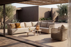 4 Seasons Outdoor Nova modulaire loungeset linen