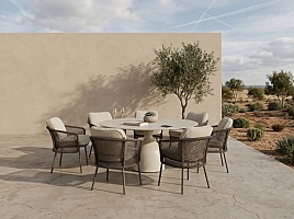 4 Seasons Outdoor Tobego dining set terre
