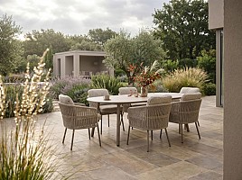 4 Seasons Outdoor Vento dining set mocca