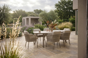 4 Seasons Outdoor Vento dining set mocca