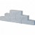 Splitblokken 29x9x9 Noors wit *(Let op: vlek gevoelig!)