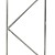 Verstelbaar stalen poortframe 90 x 155 cm, vuurverzinkt.*
