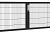 Hillfence metalen dubbele poort Premium-line inclusief slot, 300 x 100 cm, zwart.*