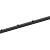 Hillfence metalen paal, inclusief aansluitingset en afdekkap, 6 x 4 x 160 cm, zwart.*