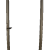 Verstelbaar stalen poortframe 98,5 x 190 cm, inclusief kokerprofiel en slot en beslagset, zwart gepo