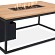 Cosiloft 120 black frame / teak top