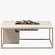 Cosiloft 120 sandy beige frame / stone look top