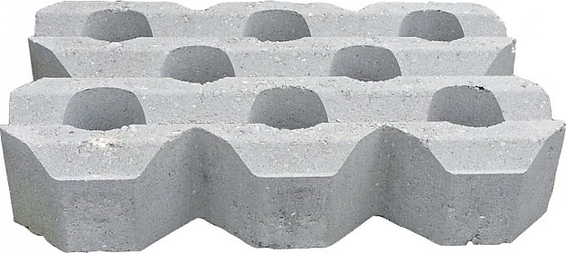 Grasbetontegels 60x40x12 basic grijs *