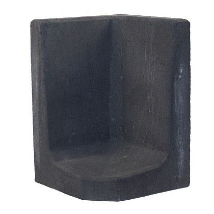 L-Hoeksteen Zwart 60x40x40cm *