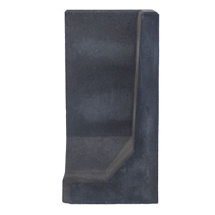 L-Hoeksteen Zwart 80x40x40cm *