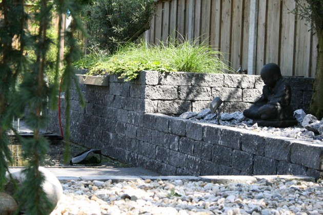 Roccia getrommeld 30x12x12cm Antraciet* OP=OP