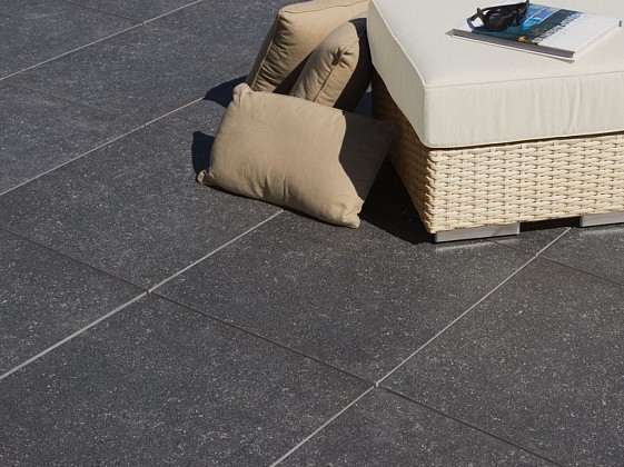 GeoCeramica® 60x60x4  BB stone Black* op=op