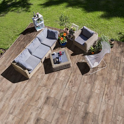 GeoCeramica® 80x40x4 Timber Noce*