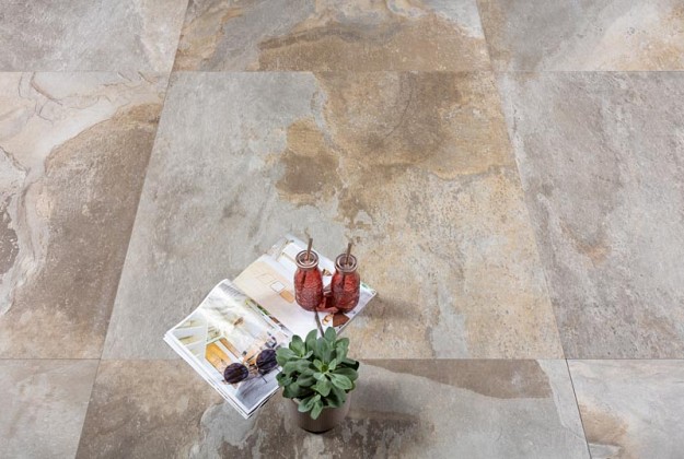 GeoCeramica® 100x100x4 Multicolor Stone Natural* UITLOPEND