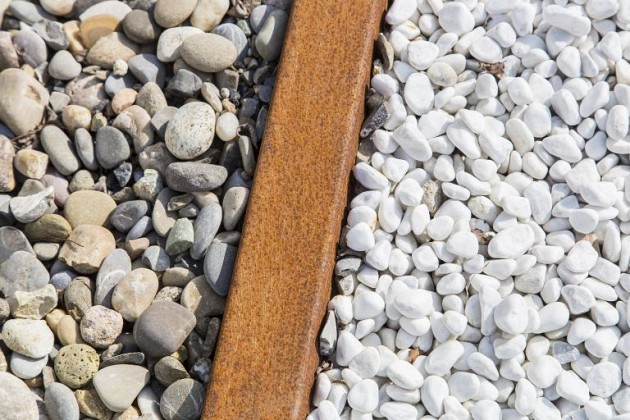 Opsluitband afdekker 6x200x6,5 cm Corten* OP=OP