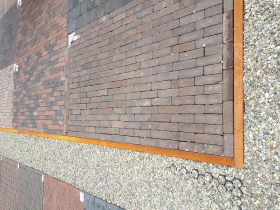 Opsluitband afdekker 6x200x6,5 cm Corten* OP=OP