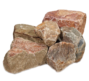 Lava Red brokjes 50-80 mm | 900 kg / BB*