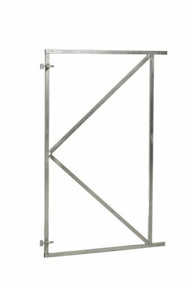 Verstelbaar stalen poortframe 100 x 155 cm, vuurverzinkt.*