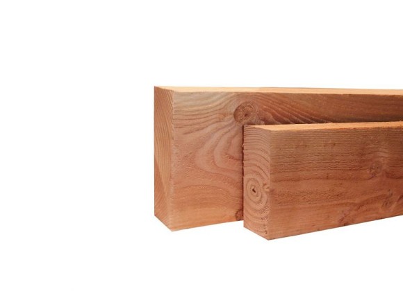 Douglas geschaafde gording 4,5 x 16,0 x 600 cm, onbehandeld.*