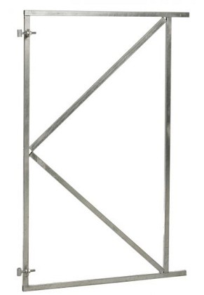 Verstelbaar stalen poortframe 90 x 155 cm, vuurverzinkt.*