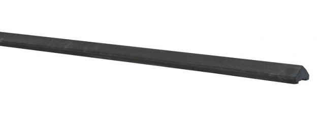 Betonnen afdekkap t.b.v. betonplaten met motief 4,5 x 8,0 x 180 cm, antraciet ongecoat.*