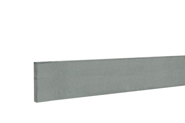 Betonplaat glad 24 x 3,5 x 224 cm, grijs ongecoat.*