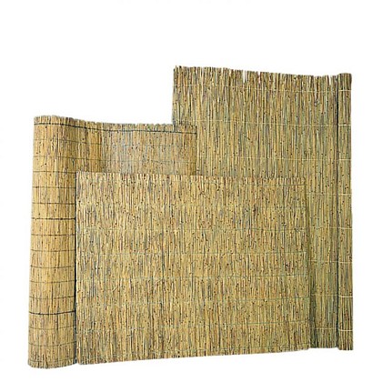Rietmat 1,5/2 cm dik met perlondraad gebonden, 200 x 200 cm.*