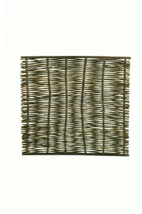 Wilgentenenscherm grof, boven- en onderkant voorzien van latten, 90 x 180 cm.*