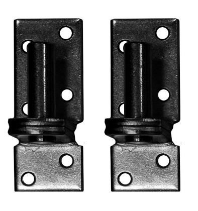 Duim zwart 16 mm t.b.v. poort, per 2 stuks.*