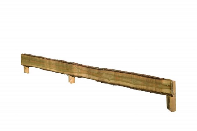 Douglas fijnbezaagd schaaldeel 1,9 x 12-25 x 400 cm, onbehandeld.*