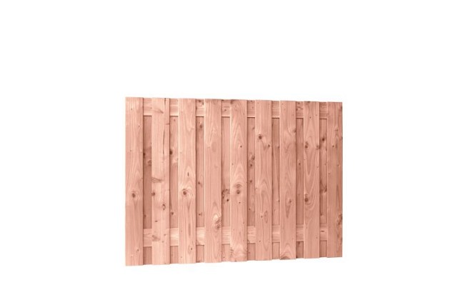 Douglas geschaafd plankenscherm 19-planks 16 mm, 180 x 130 cm, onbehandeld.*
