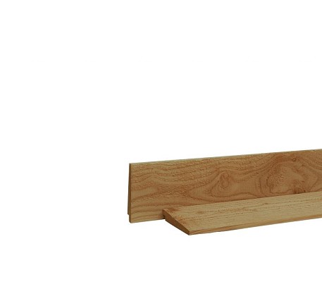 Douglas Zweeds rabat 1 zijde geschaafd, 1 zijde fijnbezaagd 1,0-2,1 x 16,5 x 400 cm, groen geïmpregn