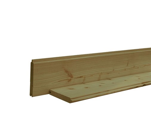Douglas geschaafd blokhutprofiel 2,8 x 19,5 x 500 cm, groen geïmpregneerd.*