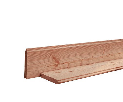 Douglas geschaafd blokhutprofiel 2,8 x 19,5 x 224 cm, onbehandeld.*