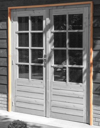 Douglas stelkozijn universeel t.b.v. enkele of dubbele deur, onbehandeld.*