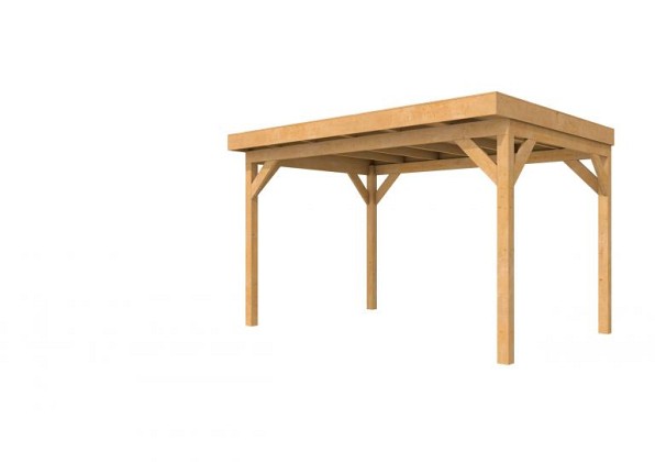 Douglasvision buitenverblijf Comfort 400 x 270 cm, kleurloos geïmpregneerd.*