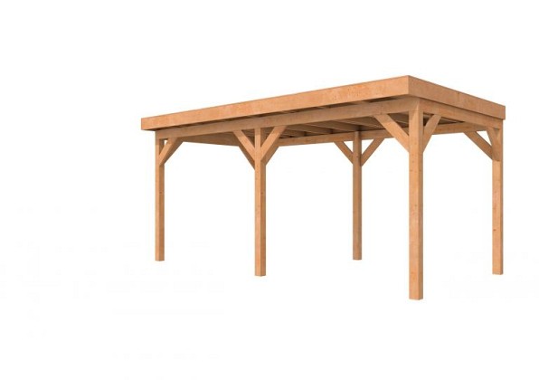 Douglasvision buitenverblijf Comfort 500 x 270 cm, kleurloos geïmpregneerd.*