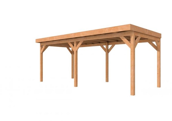 Douglasvision buitenverblijf Comfort 600 x 270 cm, kleurloos geïmpregneerd.*