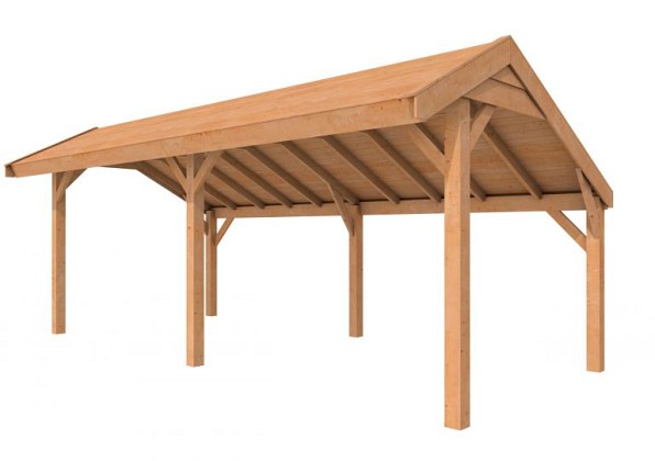 Douglasvision kapschuur Comfort 600 x 250 cm, onbehandeld.*