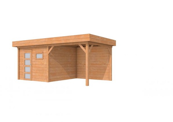 Douglas Topvision Raaf, 298 x 298 en luifel 300 cm, onbehandeld.*