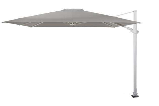4 Seasons Outdoor Siësta Premium 300 x 300 wit met grijs doek