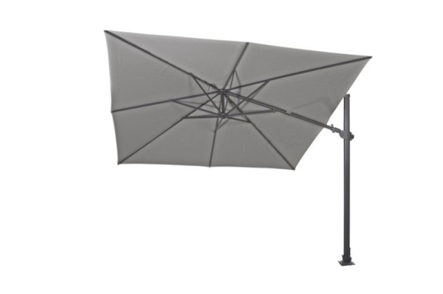 4 Seasons Outdoor Siesta zweefparasol Premium 300 x 300 cm. antraciet OP=OP
