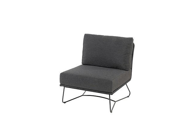 Taste by 4 Seasons Outdoor Belmond modulair tussenelement antraciet incl. 2 kussens