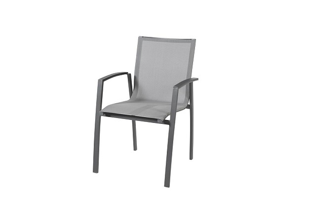 Taste by 4 Seasons Outdoor Torino stapelbare tuinstoel antraciet OP=OP