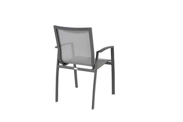 Taste by 4 Seasons Outdoor Torino stapelbare tuinstoel antraciet OP=OP