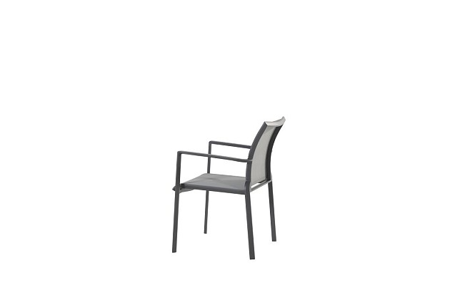 Taste by 4 Seasons Outdoor Melbourne stapelbare tuinstoel antraciet